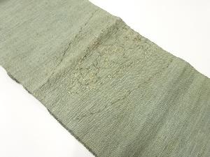 アンティーク　手織り紬抽象模様織出し名古屋帯